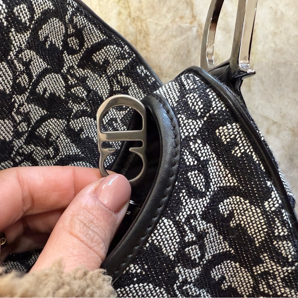 Christian Dior Oblique Vintage Saddle Bag - Picture 9 of 11